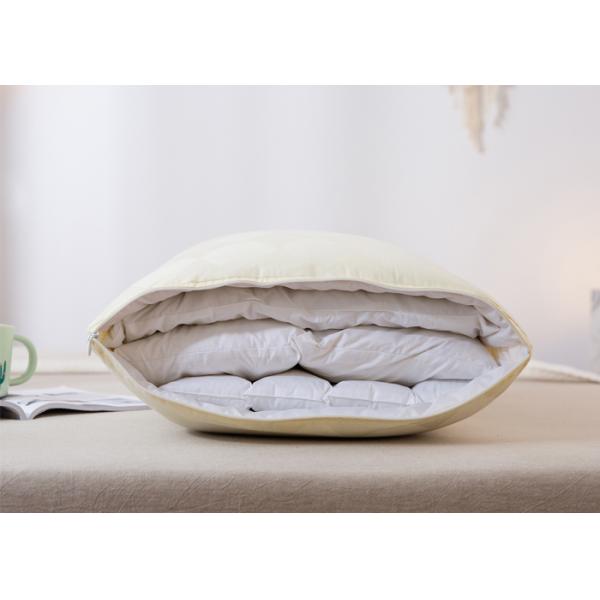 100% Cotton Woven White Goose Down Pillow