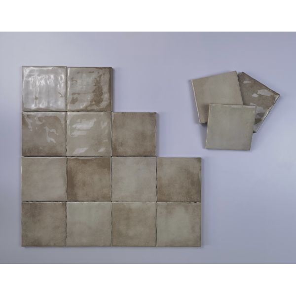 Blue Wear-Resistant 10x10cm Ceramic Wall Tiles For Kitchen And Bathroom