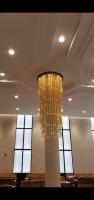 Tricolor Design Style LED Customized Pendant Lamp For Duplex Villas Staircases