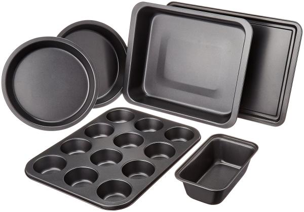 FDA LFGB Certification Nonstick Bakeware Set round square pan muffin pan loaf pan cookie sheet