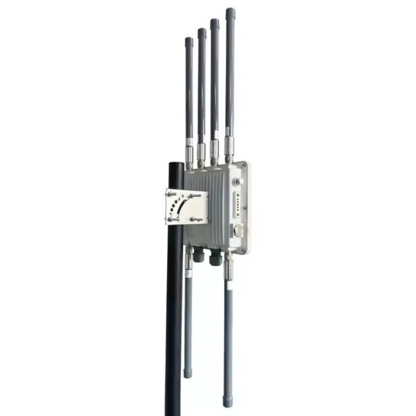 Routeur Wifi 6 5400 Mbps Tri-bande 2.4G 5.2G 5.8G longue distance 20 km de qualité industrielle, point d'accès sans fil extérieur