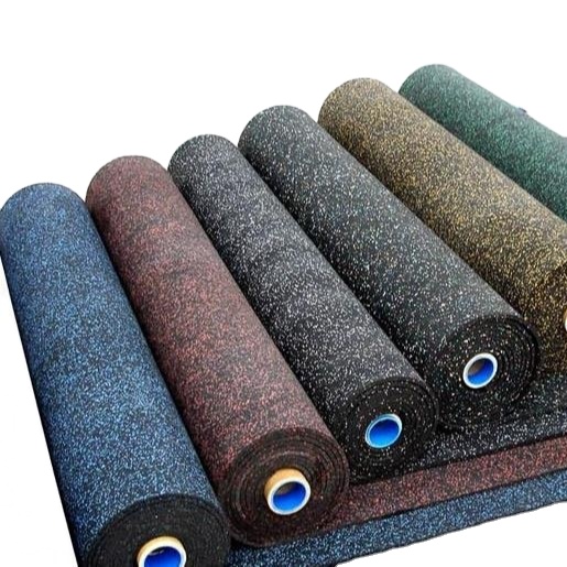10-30MM Thickness High Elastic Rubber Gym Flooring Shock Absorbing for Commercial