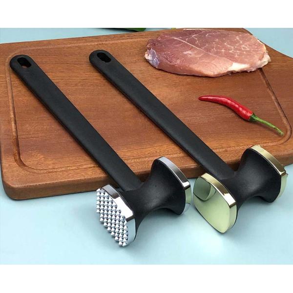 Commercial Buyer Dual-Faced Hammer Manual Meat Tenderizer for Perfectly Tender Steaks