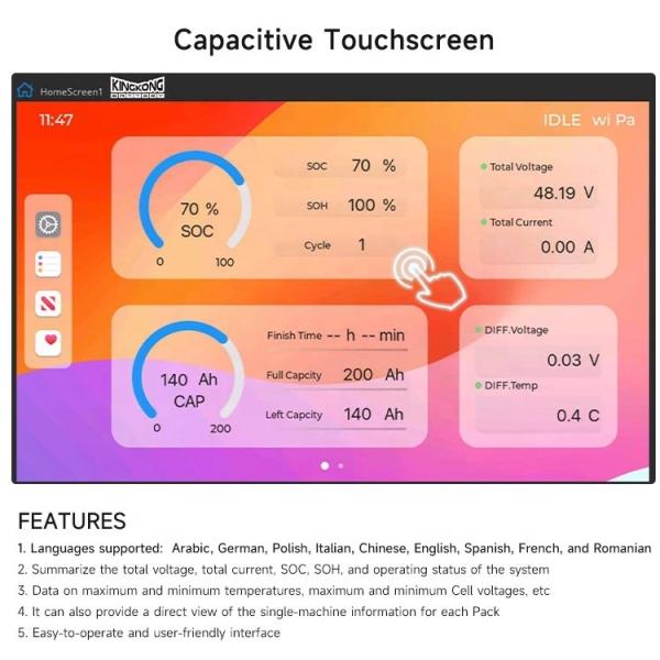 Batterie solaire Lifepo4 Batterie au lithium-ion 48V Batterie au lithium-ion 48V 100Ah 200Ah 280Ah 300Ah 312Ah