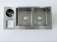 304 Stainless Steel Double Bowl Kitchen Sink with Accessories