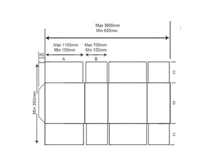 Складчатость коробки ISO CE и клеить расстояние машины 20-120mm пригвождая