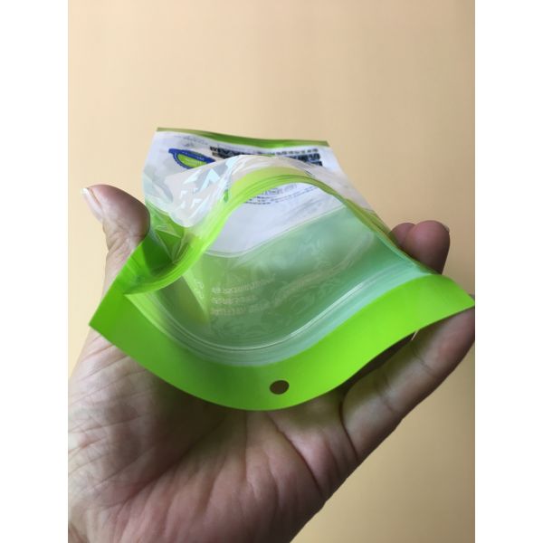 Moisture Proof Custom Socking Packaging / Plastic Socks Bag With Zipper