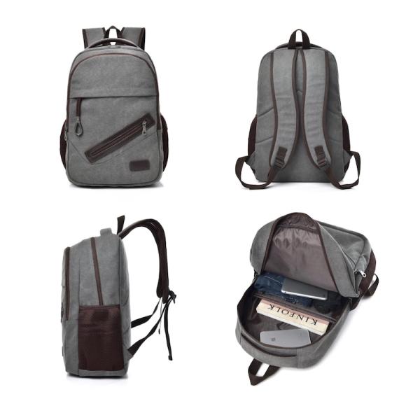 Trouxa impermeável ocasional exterior feita sob encomenda 16oz 30 x 18 X 48CM do curso da lona do algodão