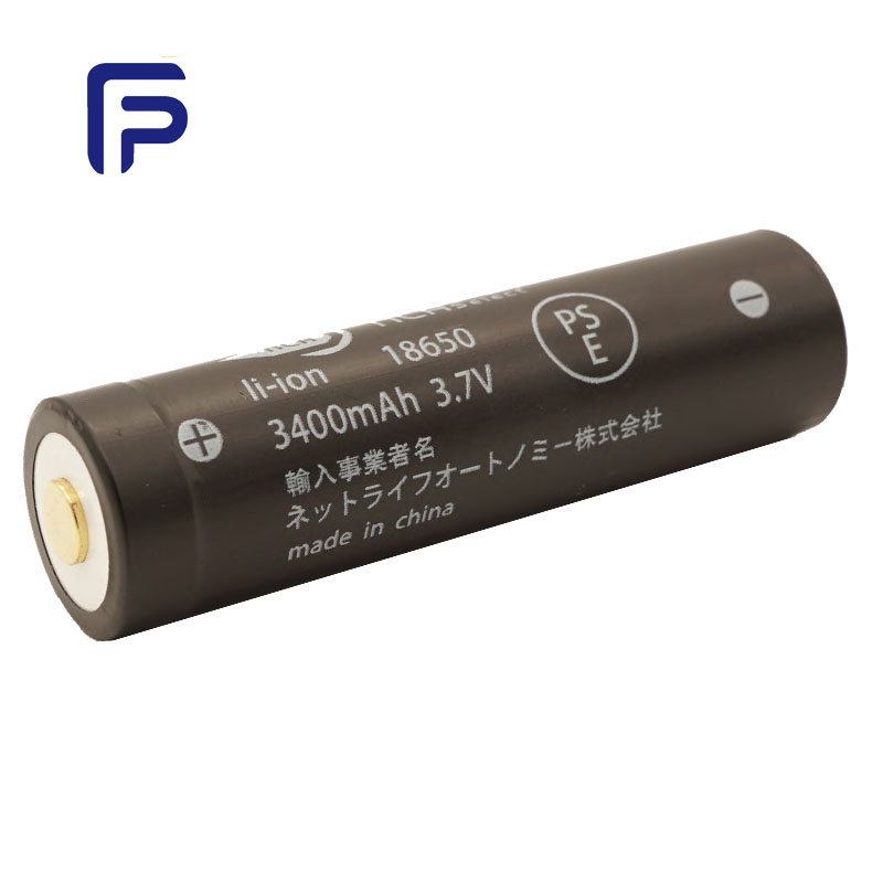 Батарея лития света факела высокотемпературная, батарея NCR 3400mah 18650 перезаряжаемые