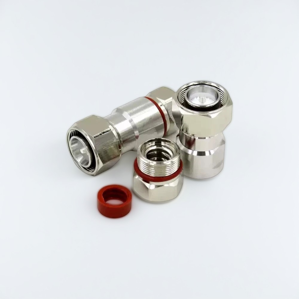 4.3-10 Male Connector for 1/2 inch super-flex feeder cable | RF Coaxial Connector