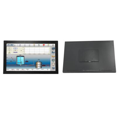 Casa de metal resistente 22 21,5 polegadas Open Frame Resistivo touch screen monitor Display para máquina industrial