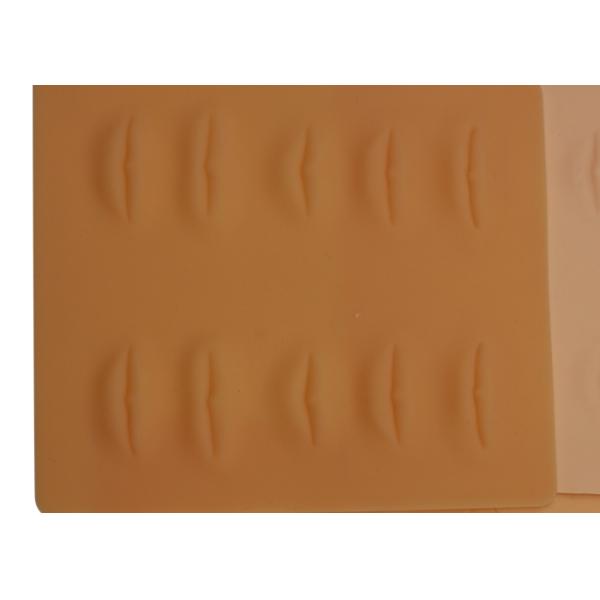 Permanent Makeup Rubber Fake Tattoo Practice Skins Lip Eyebrow Tattoo Practice Skin