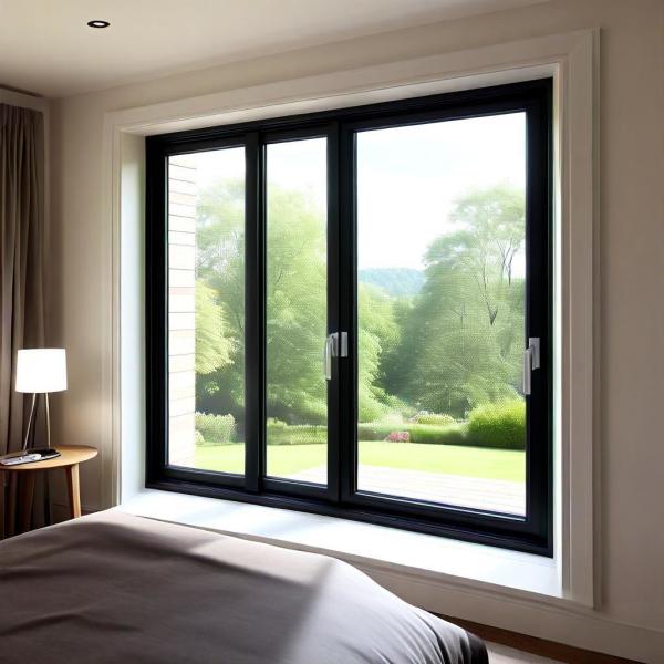 OEM Aluminium Alloy Sliding Windows , Soundproof Aluminum Profile Sliding Window