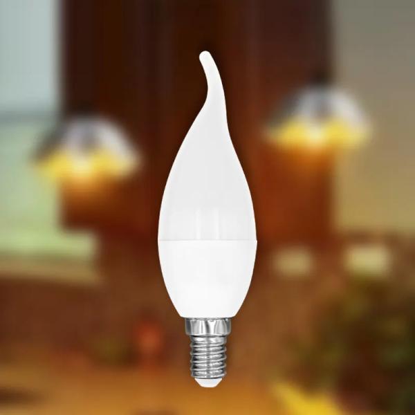 5W 6W 7W 8W C37 E27 E14 LED Lighting Bulb , LED Candle Light 3000K 6500K