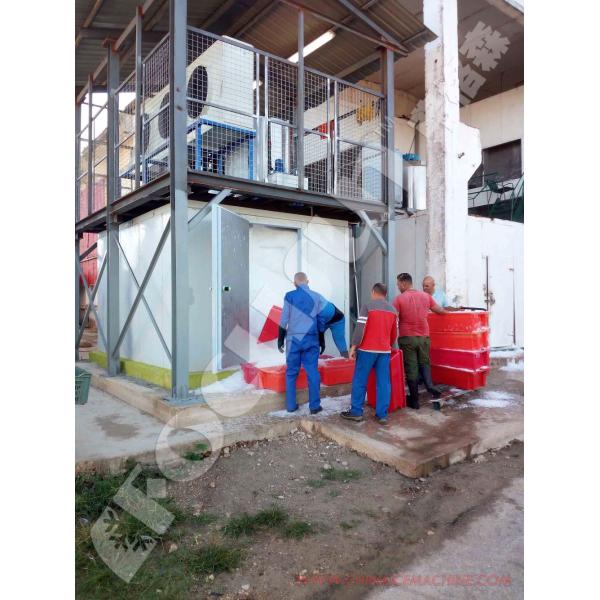 5 Ton Fresh Water Flake Ice Machine with Big Ice Size 40*40mm and PLC Core Components