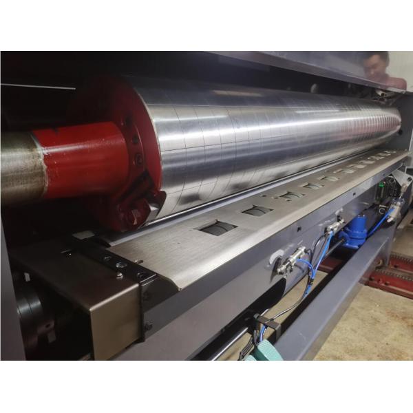 автоматическое складывая клея оборудование печатания Flexo машины 150kw для рифленой коробки коробки