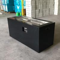 Verre 19,6 pouces jardin des puits de gaz de feu Meubles avec puits de feu ISO9001 Table Gas FirePit