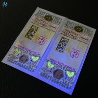 Imposto sobre carimbos fiscais anti-falsificação com acabamento de superfície UV invisível