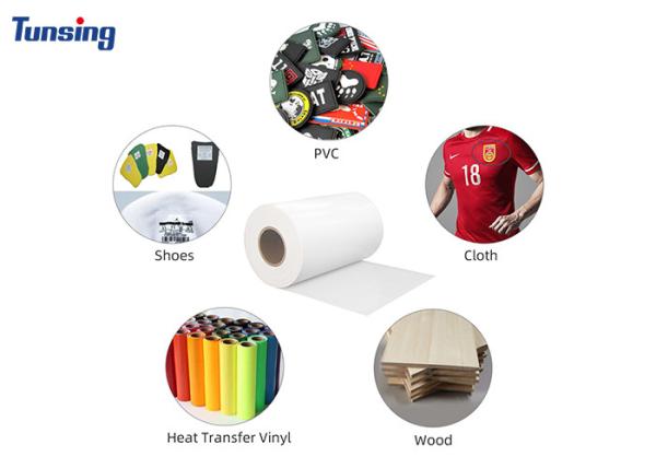 Milky White Translucent PES Hot Melt Adhesive Film Roll Fabric Repair Iron-On Patch