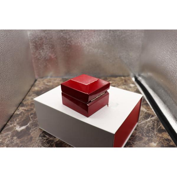 Customized Luxury Wooden  Ring Set Box (Logo/Color/Size)