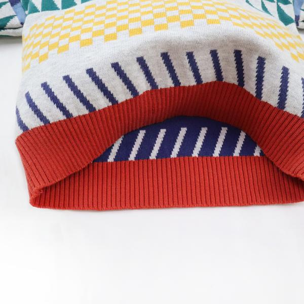 Children's Jacquard Pattern Kid Knitted baby pullover sweater