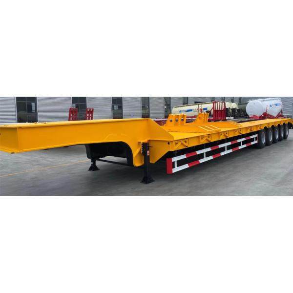 7000-8000mm Wheel Base ECE Certified Multi Axle Lowbed Trailer for Heavy Duty Haulage