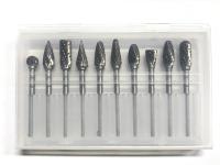 Peu de meulage 3*6mm de carbure de tungstène de coupe de double de carbure de haute résistance réglé des bavures