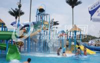 Fiberglass Aqua Playground Equipment Interactive Eco - Friendly for Water Park