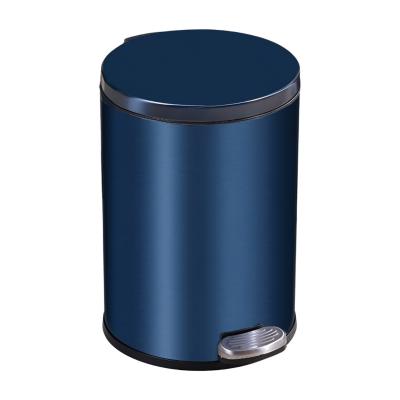 Treadle Foot on Household Kitchen Living Room Toilet Hotel Stainless Steel Trash Can Waste Bins Dustbin