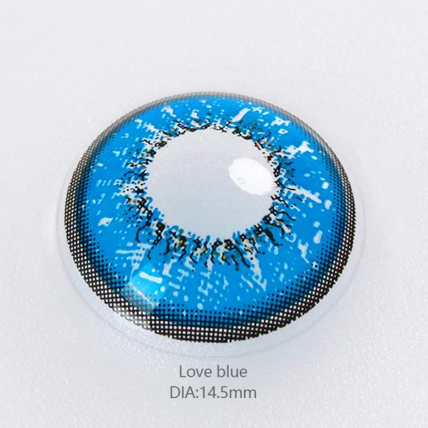ISO13485 Beautylens Gossip Blue Eye Contact Lenses Natural Look