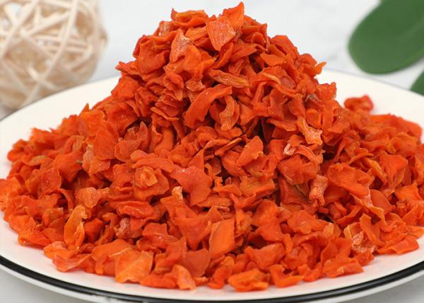 Free Samples Dehydrated Dried Food Cross Cut Orange Carrot For Cooking