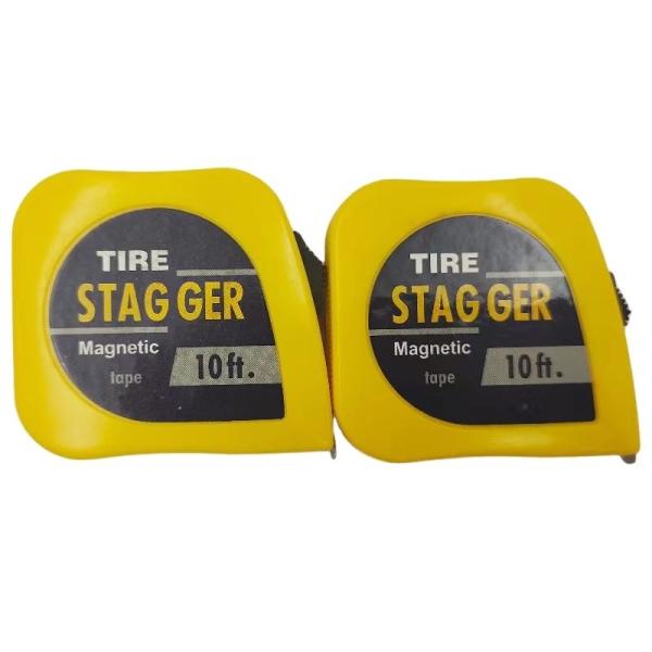 Yellow Color Racing Car Stagger Tape Measure Tap 10 Feet * 1/4 with Imperial Measurement System and Magnetic Tools