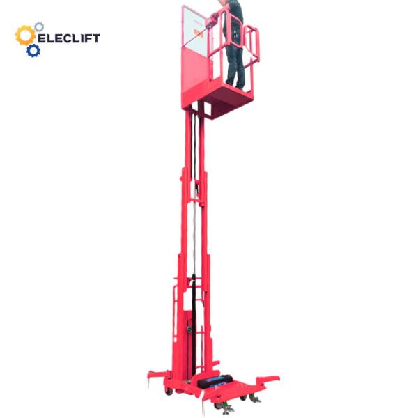 60 Inches Electric Stock Picker Turning Radius With Cushion Tires