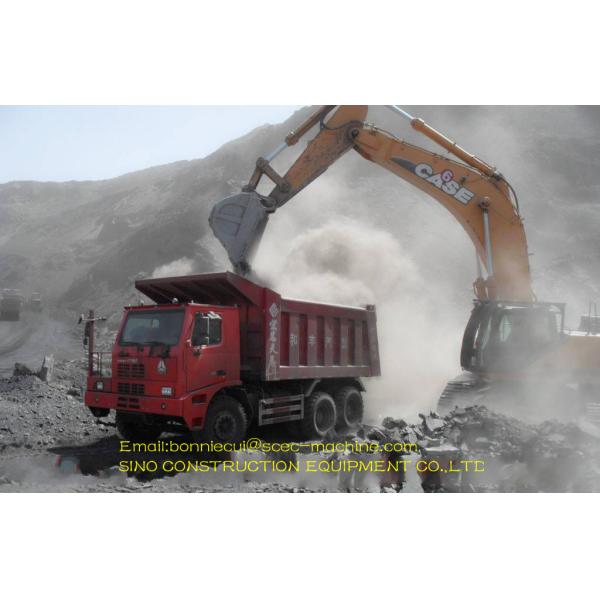 70 Ton Heavy Duty Dump Truck 6X4 Manual Transmission Type Howo Tipper Trucks