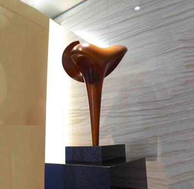 Revestimento interno alto pintado superfície do cobre do sumário do bronze do molde das estátuas