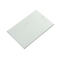 Texture antiusure imperméable de revêtement ACP, feuille de marbre blanche universelle ACP