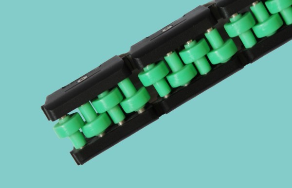 ZY-SG-010 ACCUMULATION ROLLER GUIDE WITH STEEL PROFILE STRAIGHT SECTIONS