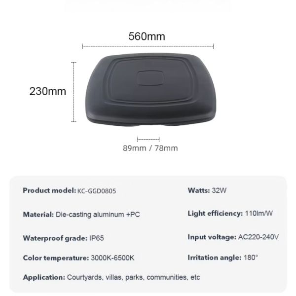 Solar Motion Sensor LED Solar Garden Light Waterproof Outdoor Lighting for Yard