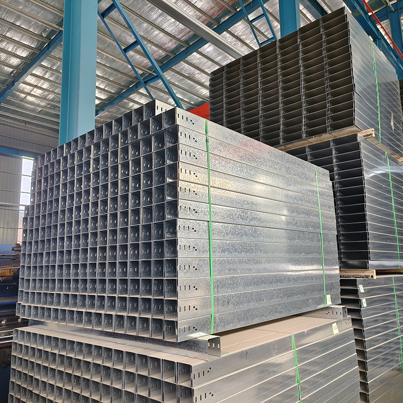 Industrial Wire Support Slotted Cable Tray Metal Sheet Trough System for Plant Wide Cable Management