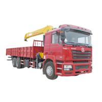 SHACMAN F3000 caminhão de guindaste montado XCMG guindaste 300HP 6X4 caminhão de guindaste