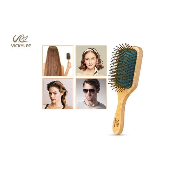 Phyllostachys Pubescens Nylon Needle 20cm Wooden Paddle Brush