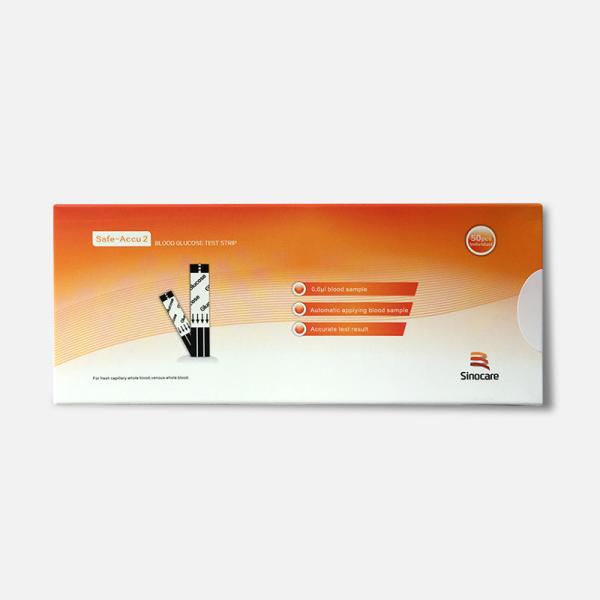 Safe Accu2 Blood Glucose Strips Individual Test For Sugar Blood Meter