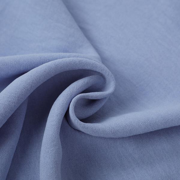 High Quality Wholesale Factory Solid Color Woven Plain Fabric 100% Polyester  Ready Goods for Women and Men's Clothing