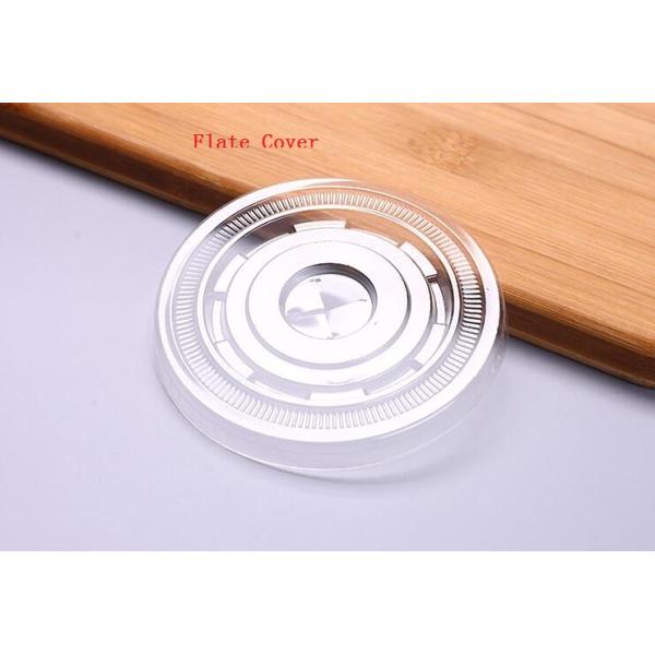 крышка чашки 90oz PS PP устранимая, черная белая прозрачная крышка чашки чая молока