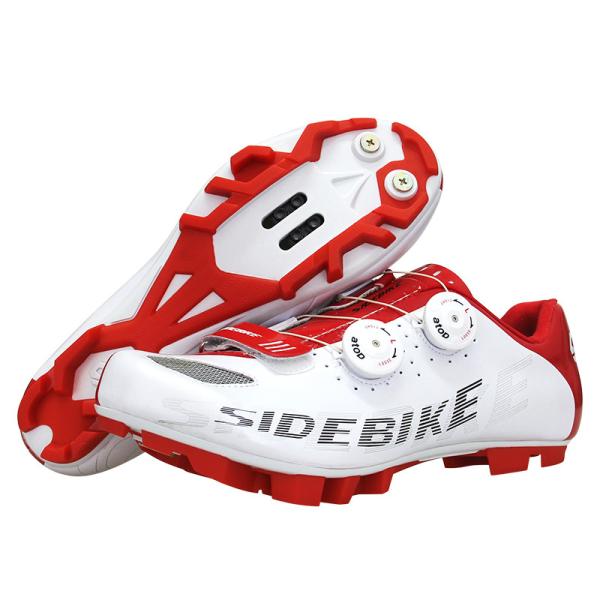 Stylish Clipless Pedals Cycling Shoes / Atop Dials Adjustable SPD Pedal Bike Shoe