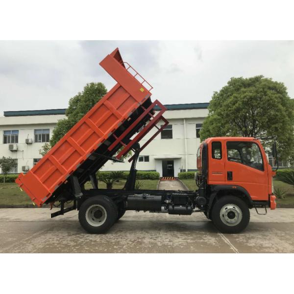 High Load Capacity Sinotruk HOWO Homan 4X2 Dump Truck with 120L Fuel Tanker Capacity