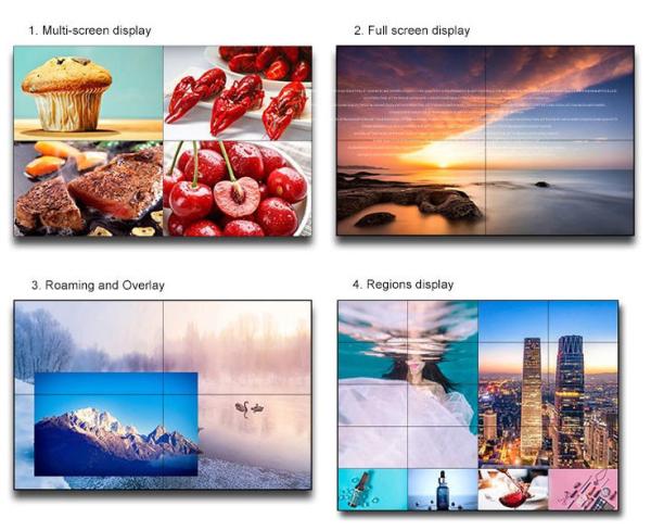 Multiple Advertising 4k Led Video Wall Display Multi Screen DID Lcd Video Wall