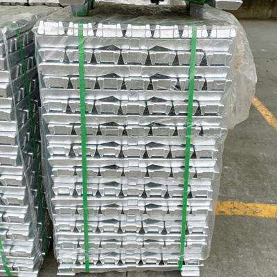 A00 Aluminium Ingot 6063 Alloy Adc12 Metal Furnace A7 99.7% Silvery White