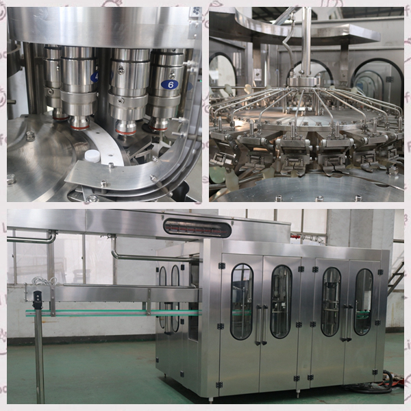Rotary Type Plastic Bottle Filling Machine With Large Gravity Filling Valve