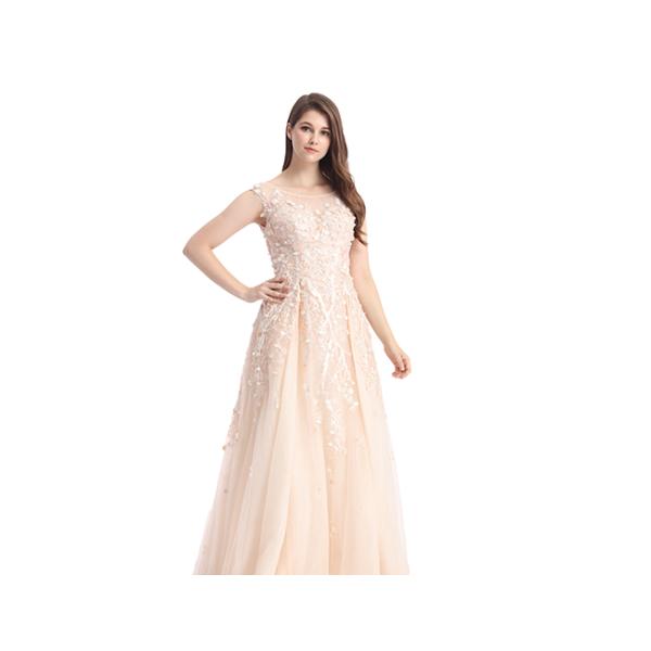 Short Sleeve Arabic Evening Dresses For Ladies / Sweetheart Off Shoulder Long Ball Gowns